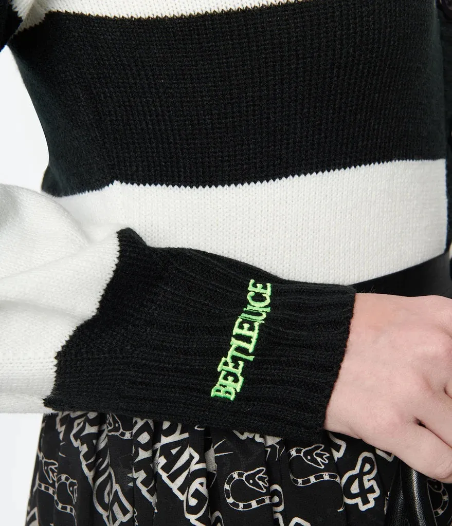 "Strange & Unusual" Beetlejuice Cardigan