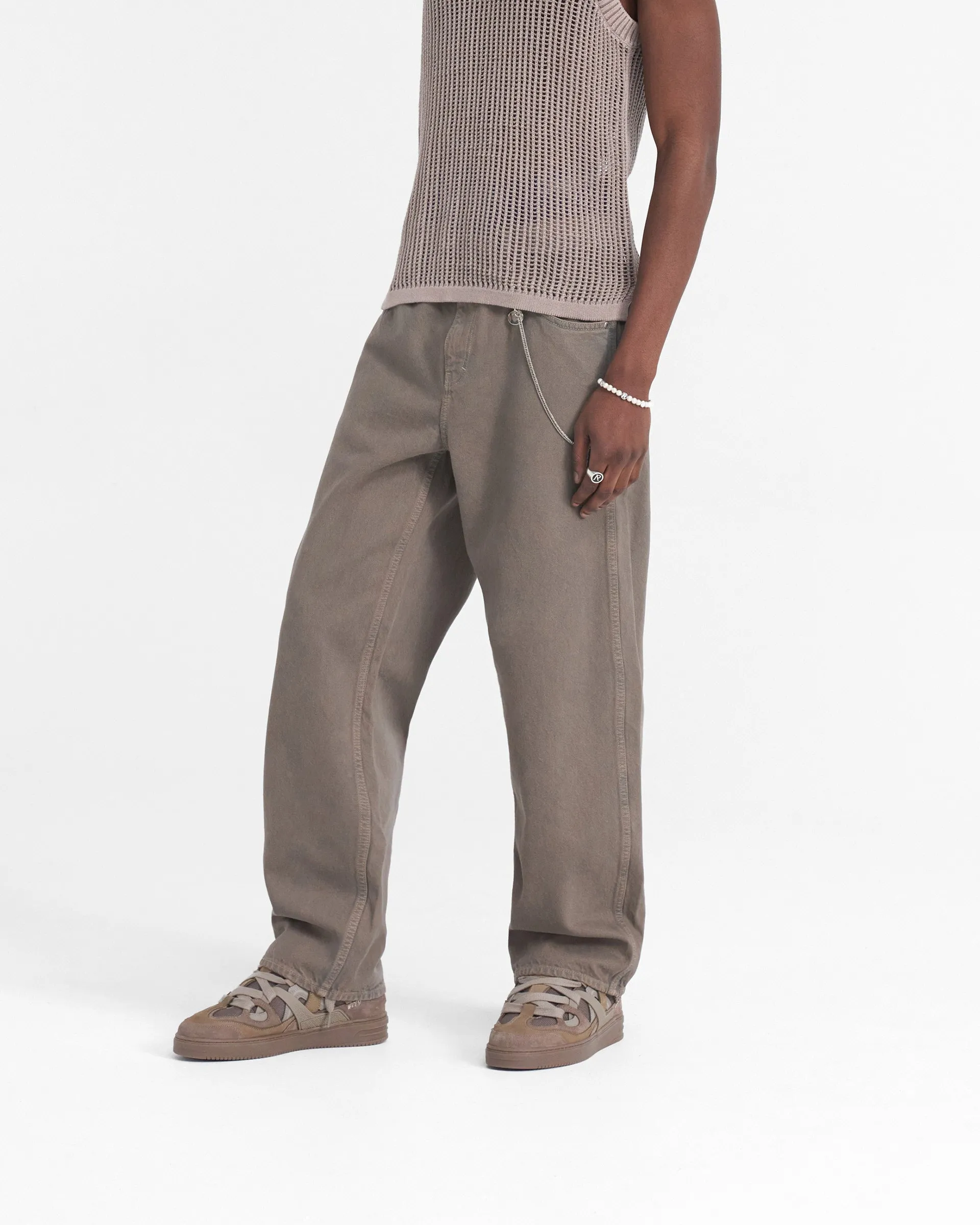 Stylish Oversized Denim Jeans - Rock