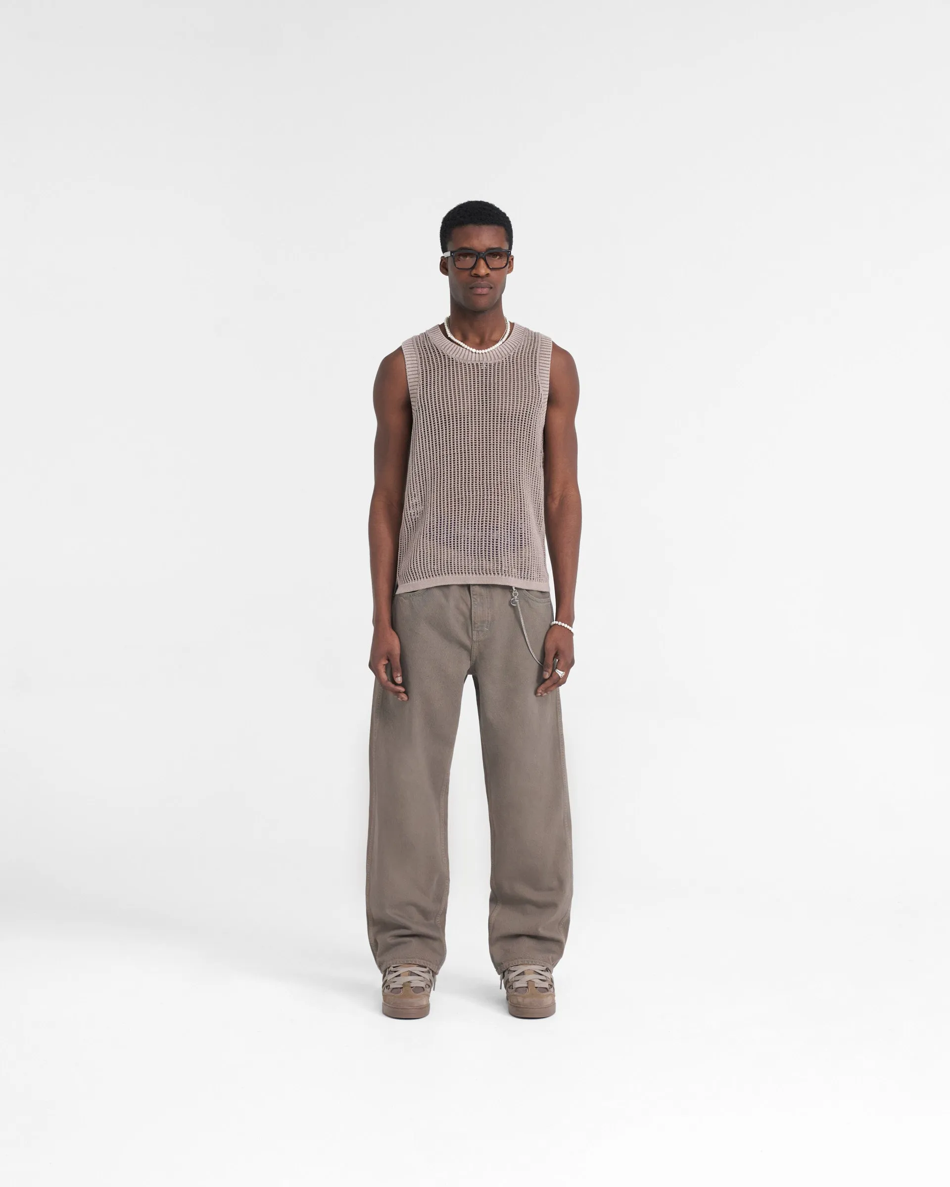Stylish Oversized Denim Jeans - Rock