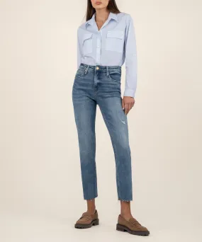 Rachael High Rise Mom Jean, Long