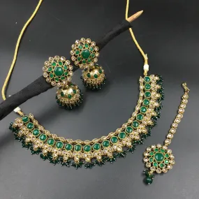 Round Neck Antique Necklace Set 4646-33