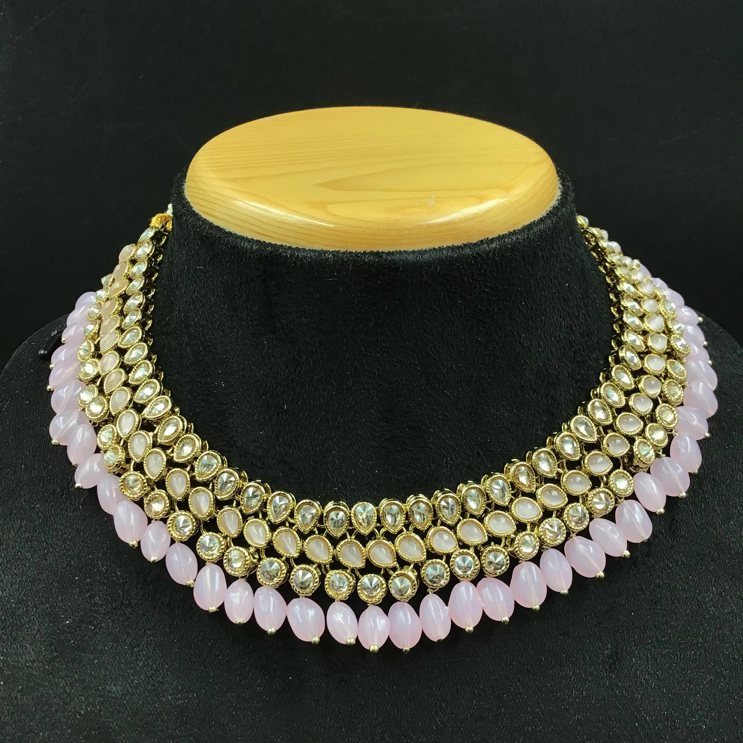 Round Neck Antique Necklace Set 4648-33