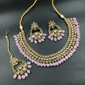 Round Neck Antique Necklace Set 4648-33