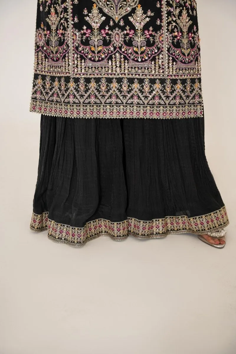 Embellished Chiffon Wedding Wear - SAJ12 By Sajni (Optimized)