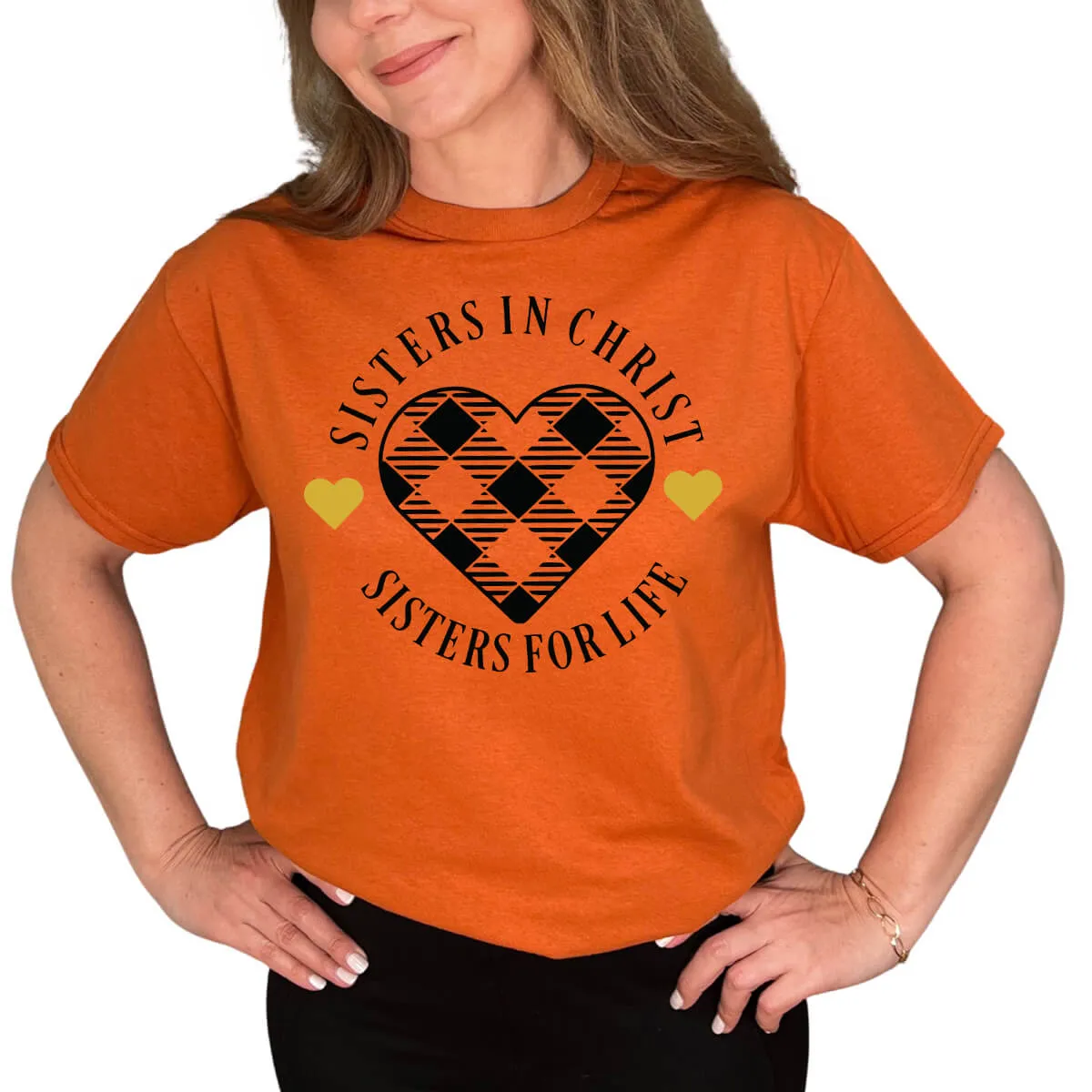 Sisters In Christ Sisters For Life T-Shirt