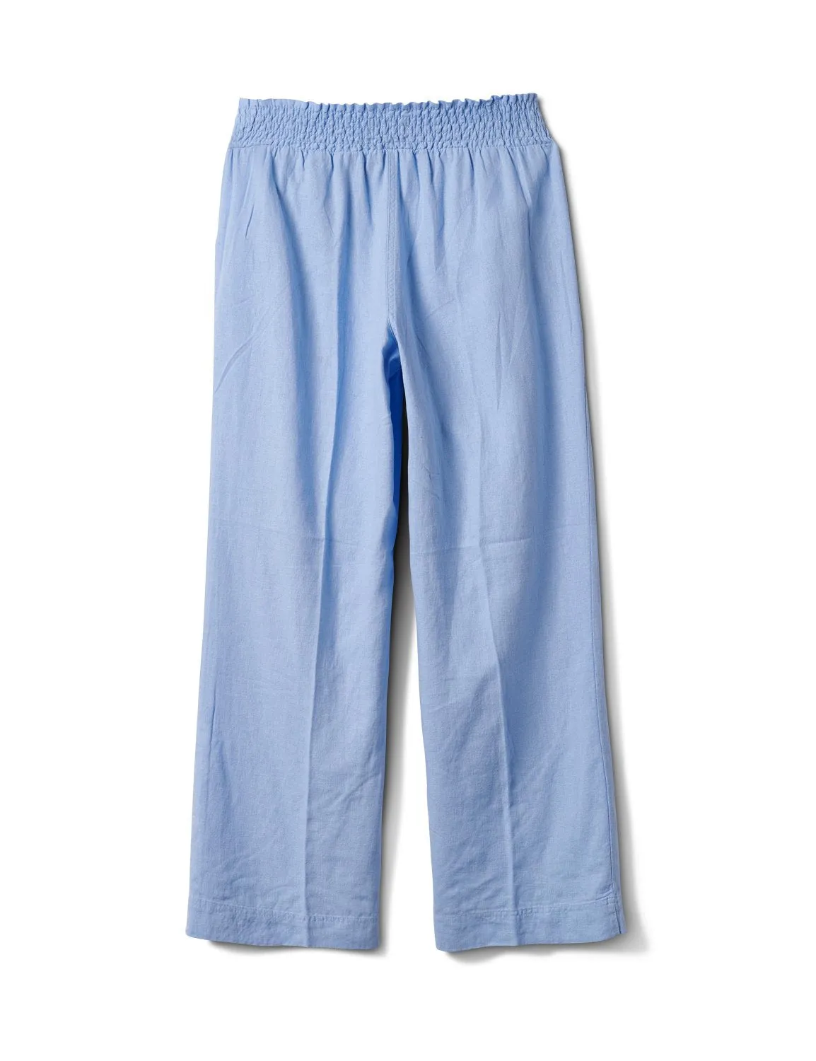 Smocked Waist Pull On Pant With Pockets