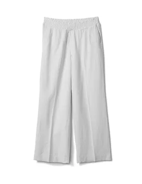 Smocked Waist Pull On Pant With Pockets