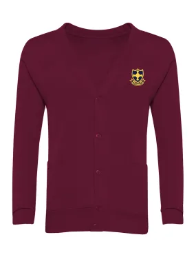 St Anne's R.C. Primary School Burgundy Cardigan