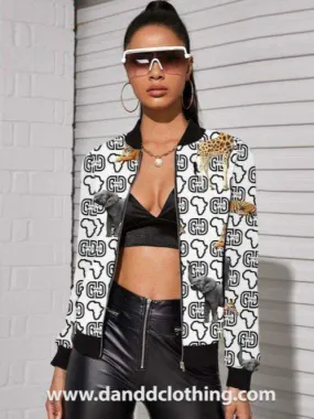 Street Chic White Women Jacket