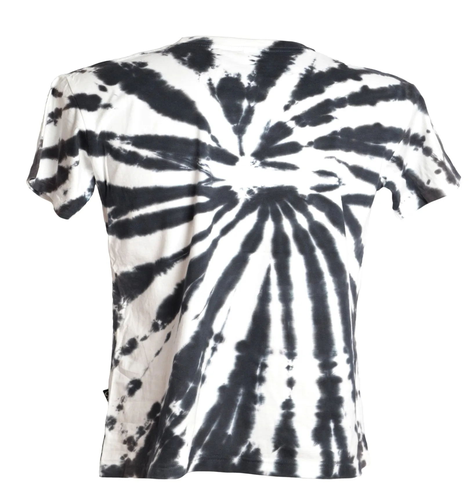 T-shirt tie and dye blanc et noir