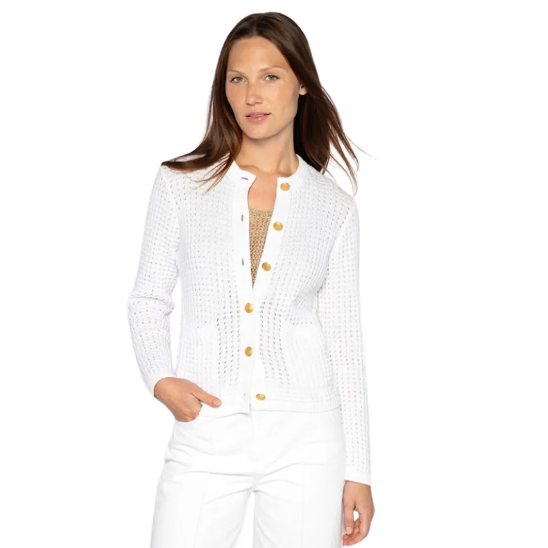 Textured Button Cardigan