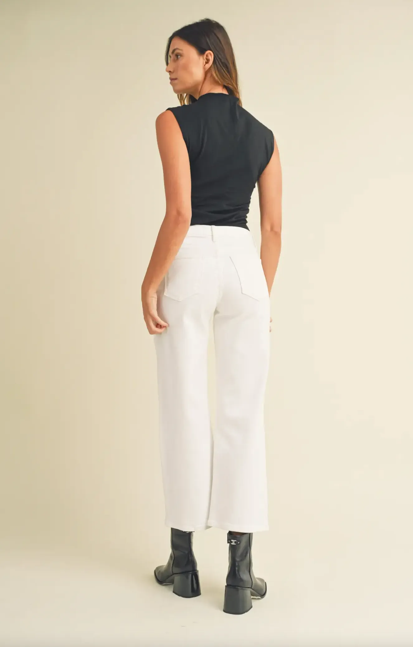 The Classic Wide Leg | Optic White