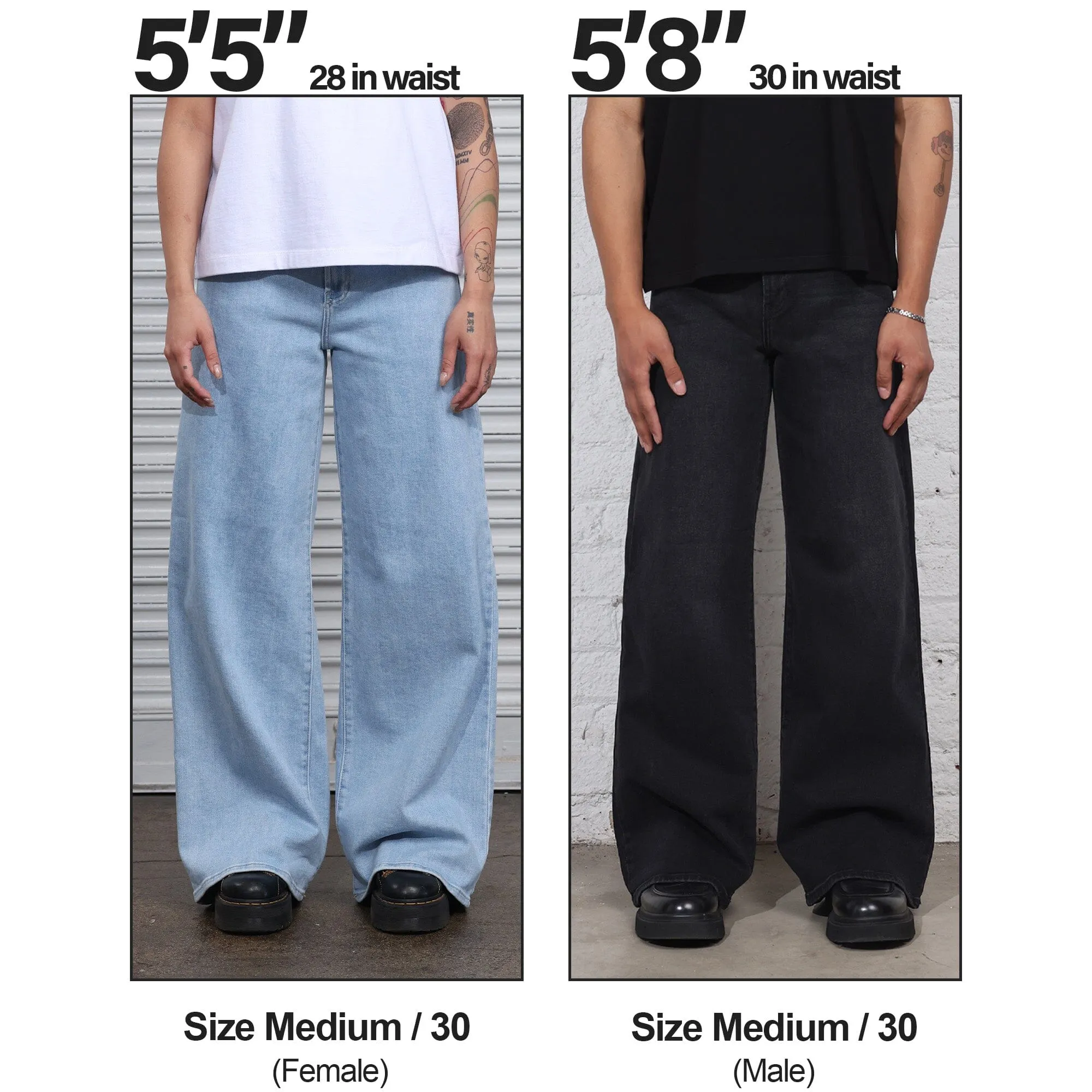Relaxed and Wide-Legged Toluca Dad Jeans II