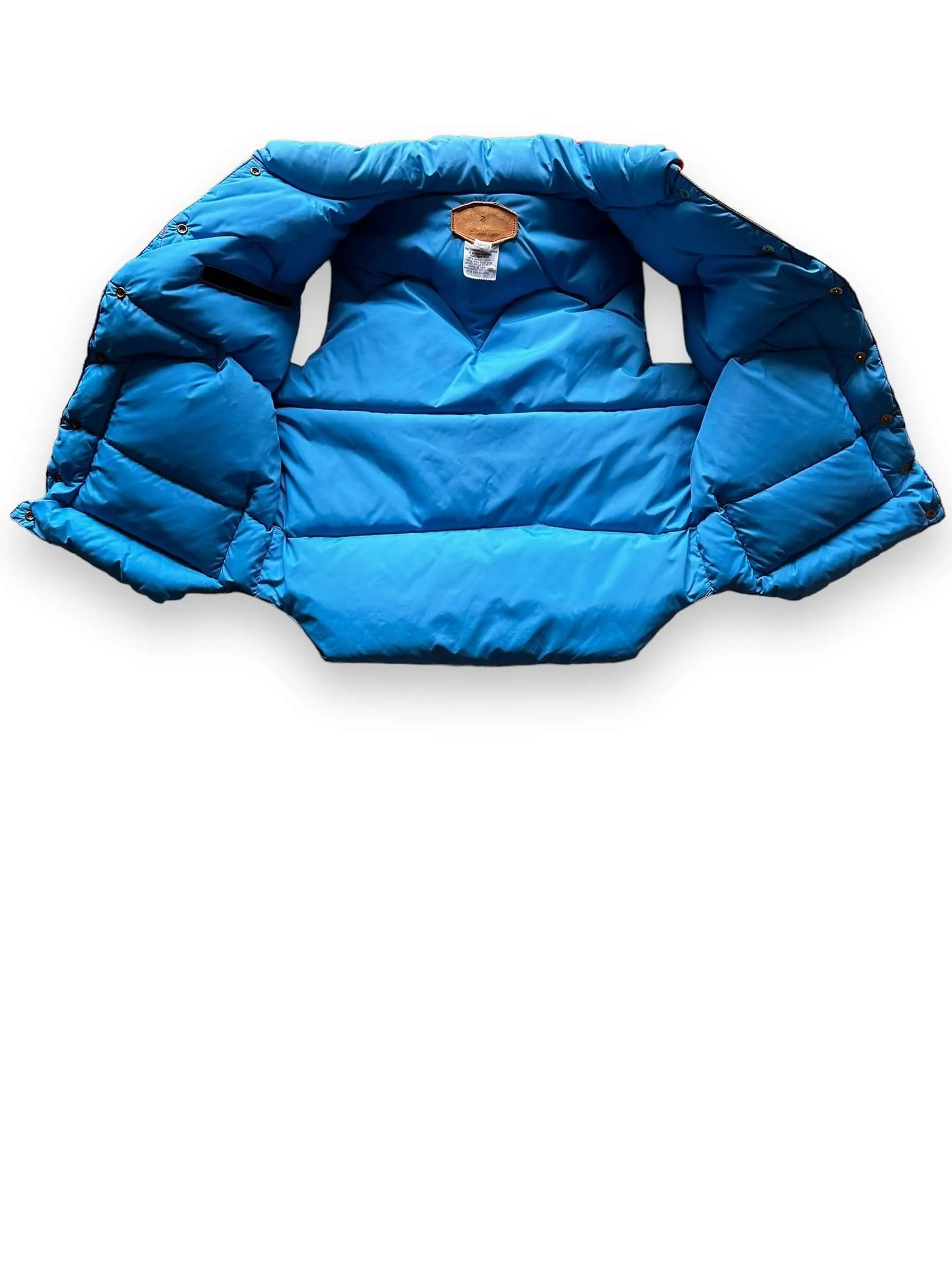 Vintage Rocky Mountain Featherbed Red/Blue Down Vest SZ L