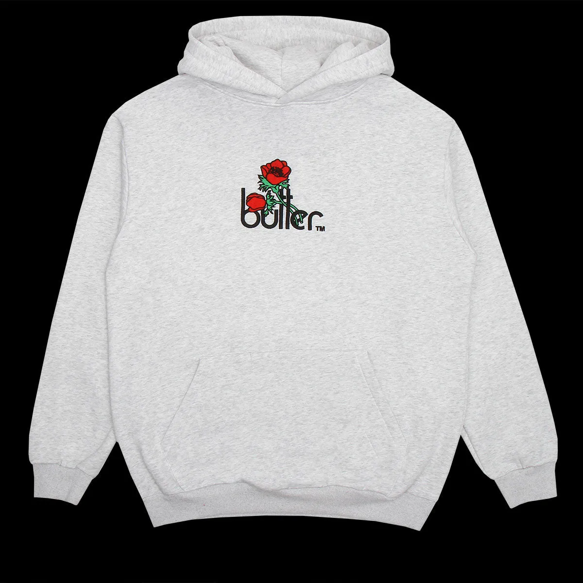 Windflowers Embroidered Pullover Hoodie