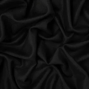 Wool Suiting Light Weight Design-60 Black