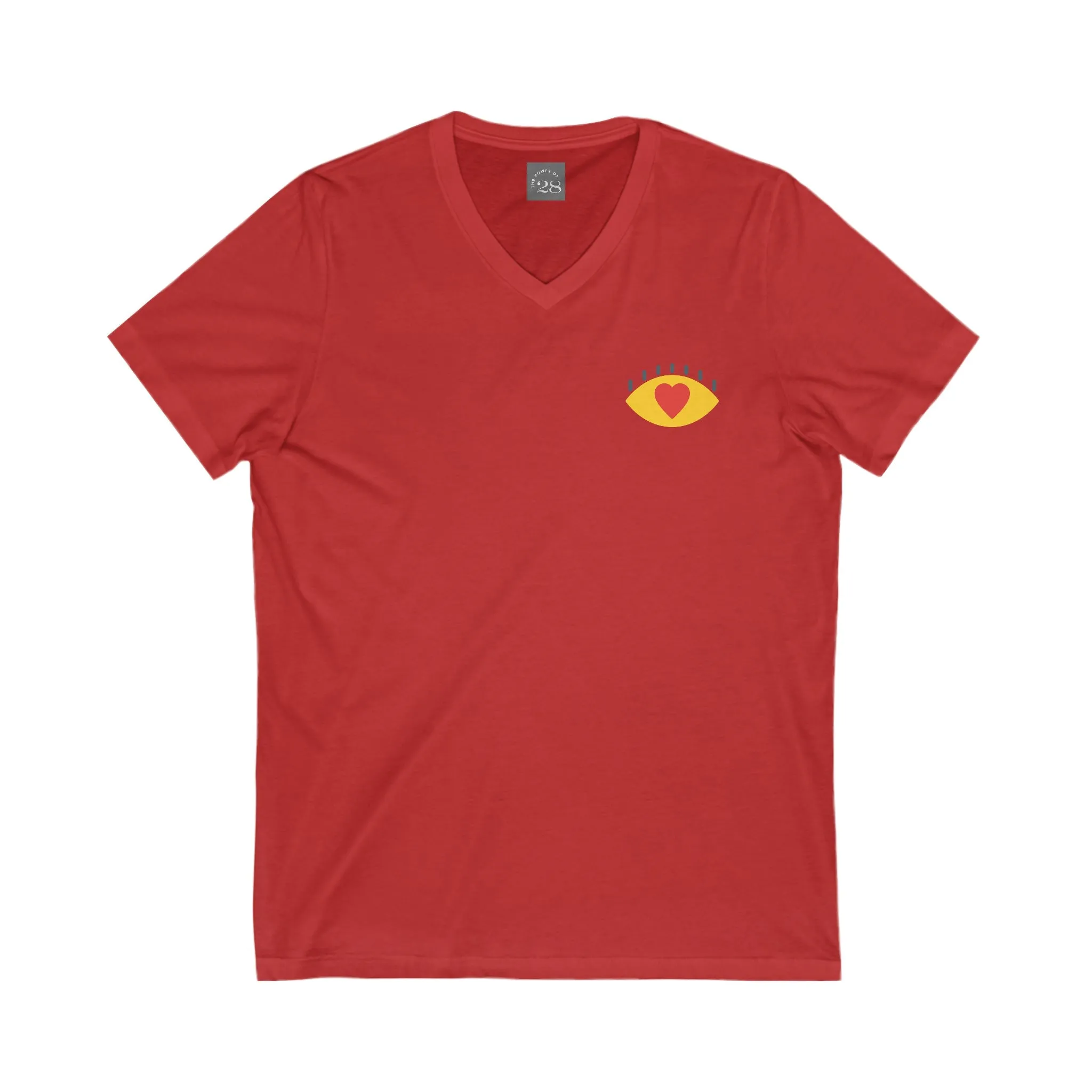 Yellow Eye V-Neck Tee