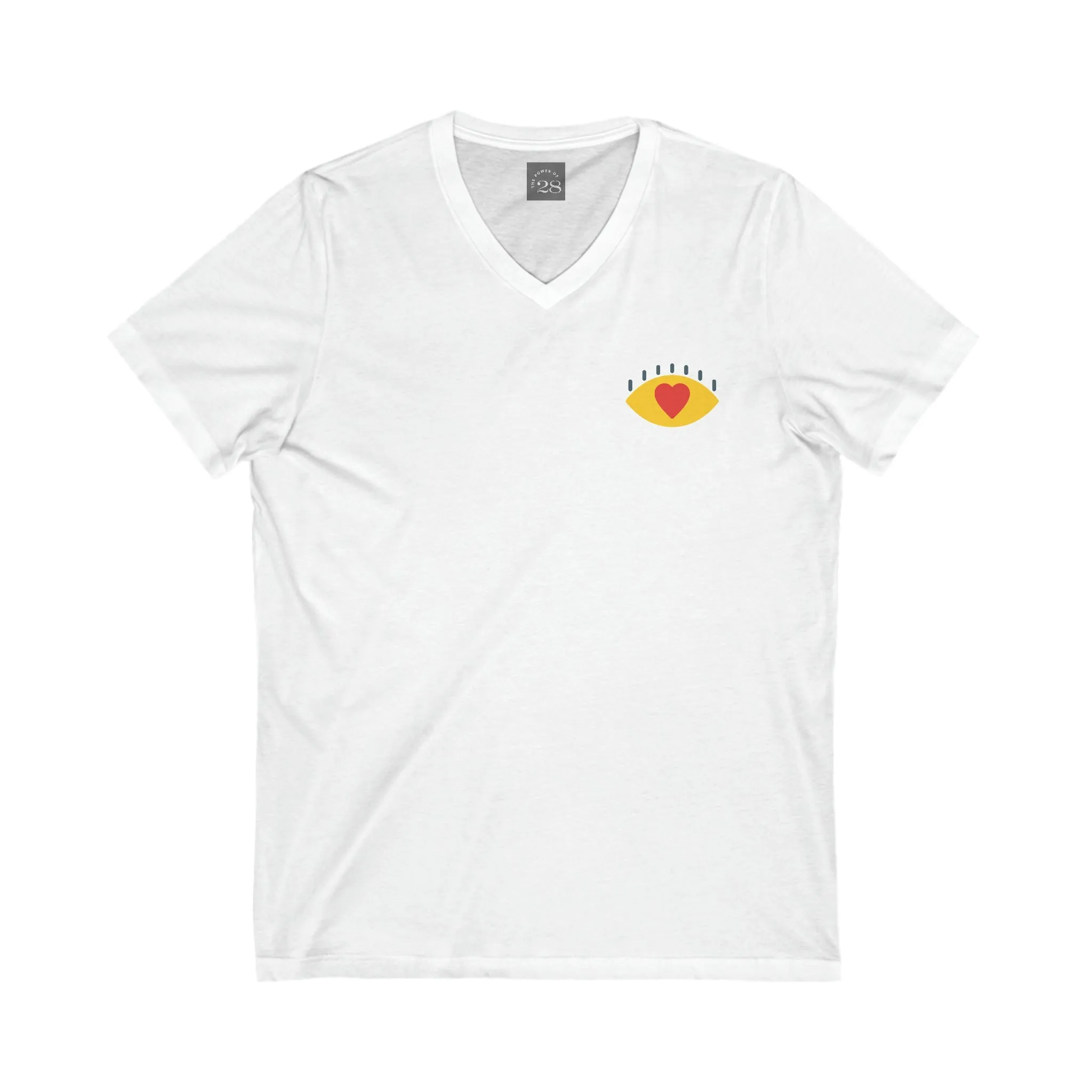 Yellow Eye V-Neck Tee