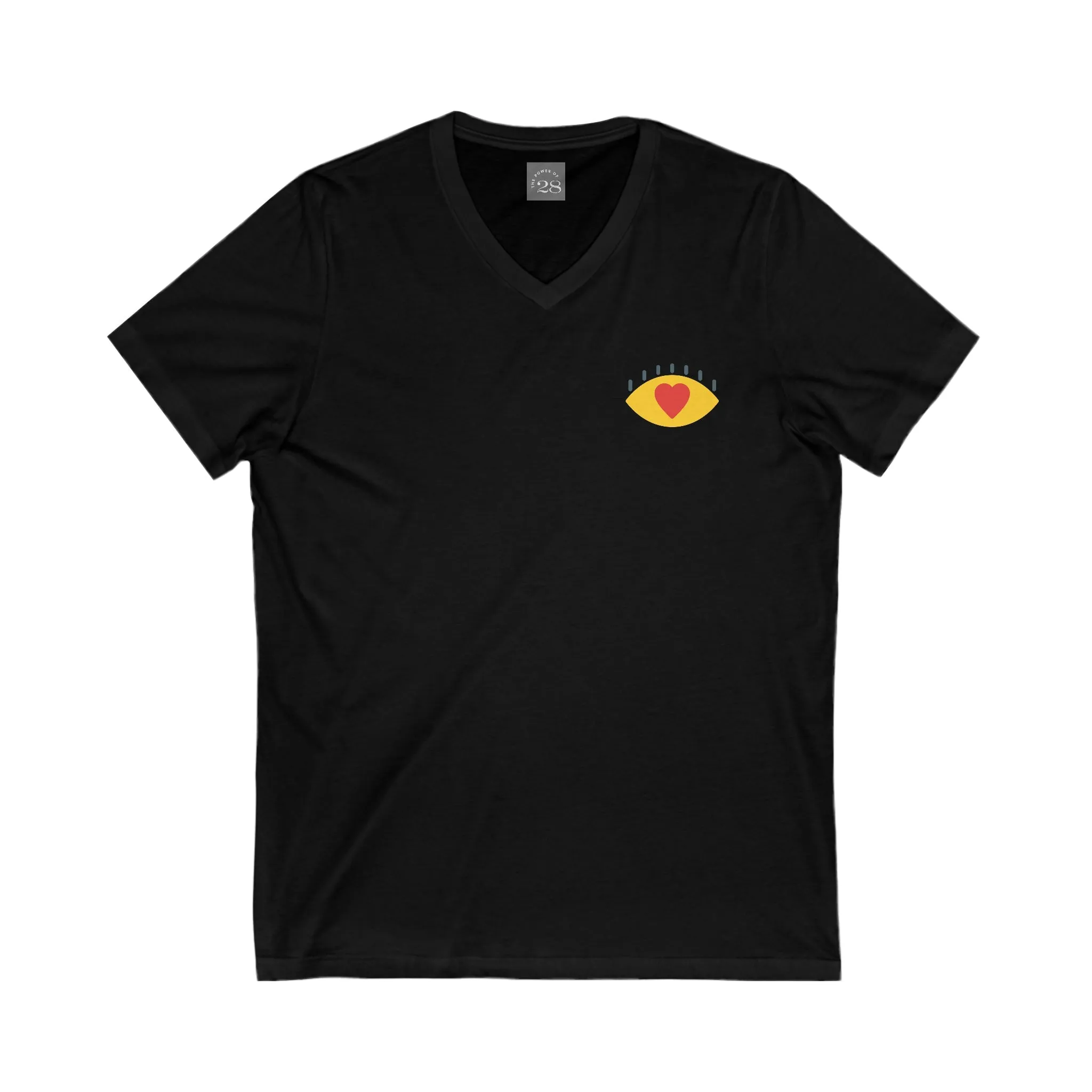 Yellow Eye V-Neck Tee